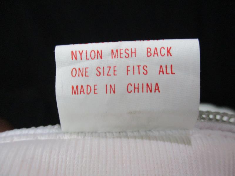 Great Western Ball Cap Norwegian Uff Da Nylon Mesh Off White Trucker Adjustable