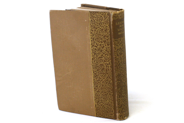 Vintage Sesame And Lilies By John Ruskin Hardcover Florentine Edition