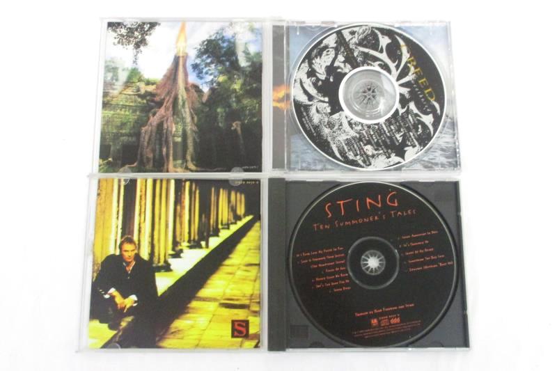 Lot of 2 CD's Creed Weathered And Sting Ten Summoner's Tales CD