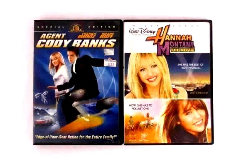 Lot of 2 DVDs Agent Cody Banks And Hannah Montana The Movie