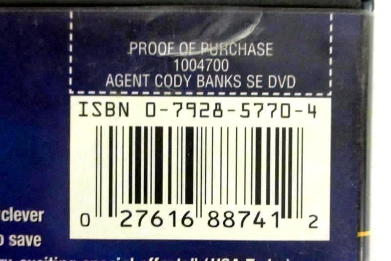 Lot of 2 DVDs Agent Cody Banks And Hannah Montana The Movie