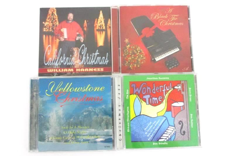 4 Christmas CDs Includes William Harness Jonathan Swanson Piano Wonderful Time