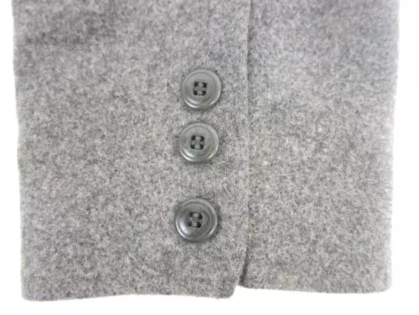 Charters Club Women's Size 8 Blazer Jacket Heather Grey Wool Blend