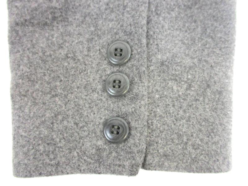 Charters Club Women's Blazer Jacket Heather Grey Wool Blend Size 8