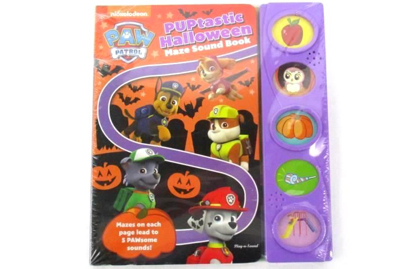Nickelodeon Paw Patrol Puptastic Halloween Maze Sound Book Sealed