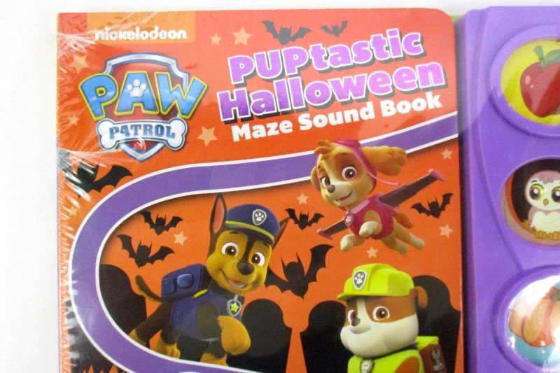 Nickelodeon Paw Patrol Puptastic Halloween Maze Sound Book Sealed