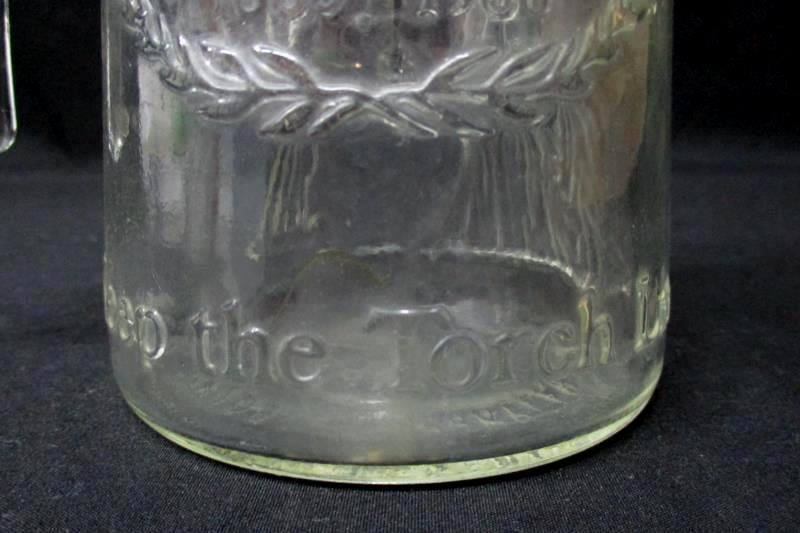 Set Of 2 Mugs Statue Of Liberty Clear Glass 6 inch Tall
