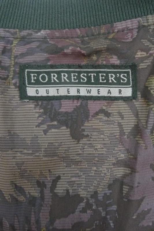 Forrester's Outerwear Men's Golf Pullover Black Floral Print Wind Jacket Sz L