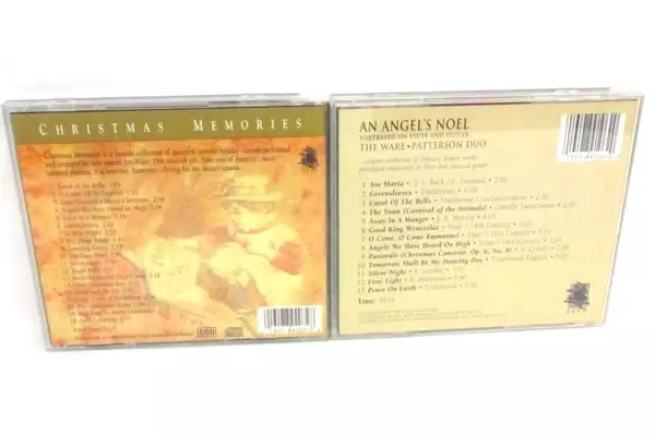 Lot of 2 Classical Christmas Music Album CDs Angel's Noel and Christmas Memories