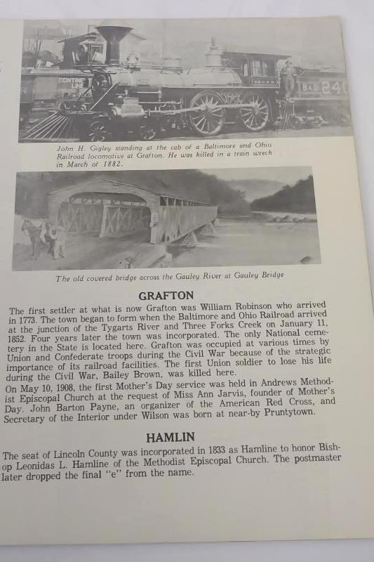 Vtg 1962 Historical Album of West Virginia by Richard Bowe Centennial