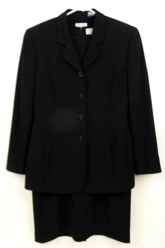 Preview Collection Women's Black Dress Suit Blazer Set Size 10 Nordstrom Career
