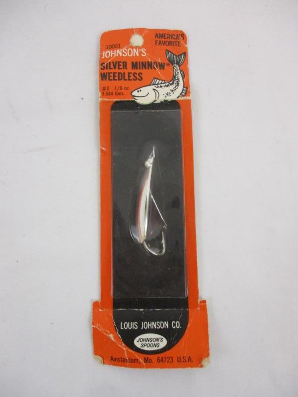 Lot of 3 Johnson's Eagle Claw Fishing Spinner Spoon Tie Leaders Handmade