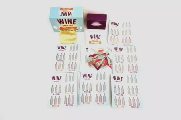 Wine Wars Trivia Game Chronicle Books 2 to 6 Players Ages 21 And Up