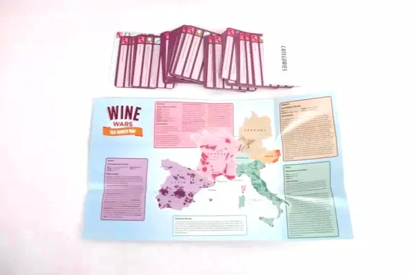 Wine Wars Trivia Game Chronicle Books 2 to 6 Players Ages 21 And Up