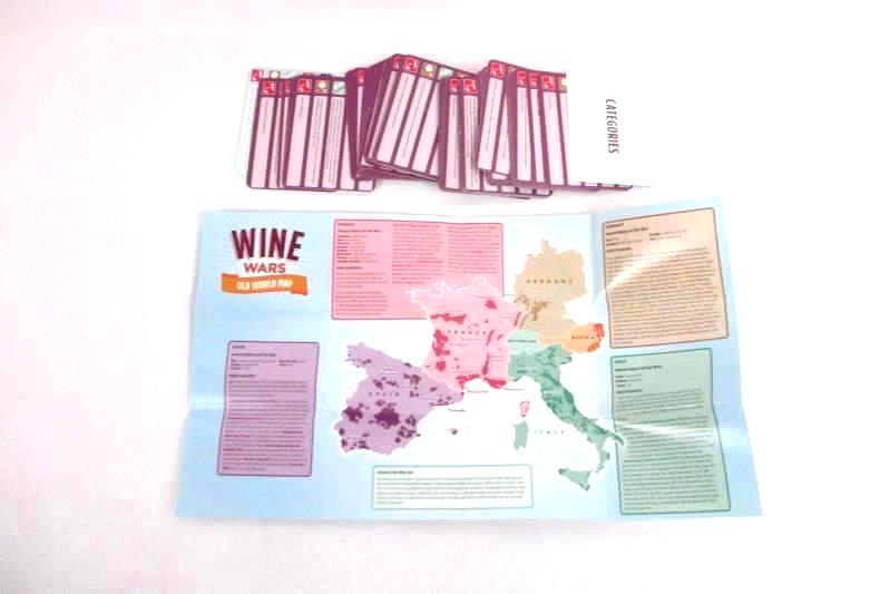 Wine Wars Trivia Game Chronicle Books 2 to 6 Players Ages 21 And Up