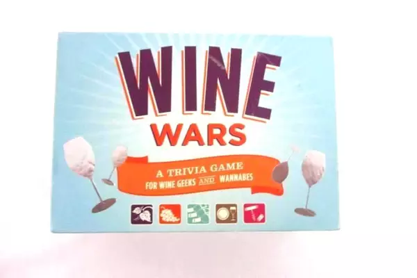 Wine Wars Trivia Game Chronicle Books 2 to 6 Players Ages 21 And Up