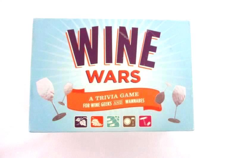 Wine Wars Trivia Game Chronicle Books 2 to 6 Players Ages 21 And Up