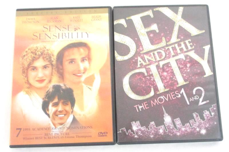 Lot of 2 Sex And The City The Movies 1 And 2 DVD And Sense And Sensibility DVD