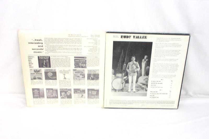 Lot of 4 Vinyl LP Records Guy Lombardo Mancini Bert Kaempfert Rudy Vallee