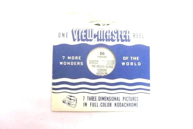 Vintage Sawyer's View Master Reel 66 The Orchid Island Hawaii 1951