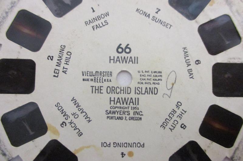 Vintage Sawyer's View Master Reel 66 The Orchid Island Hawaii 1951