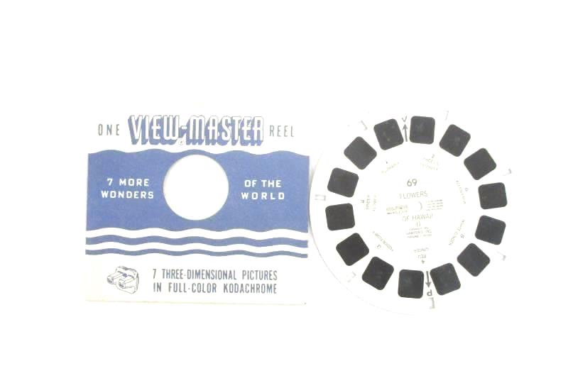 Vintage Sawyer's Inc. View-Master Reel Flowers of Hawaii II Reel 69 7 Wonders