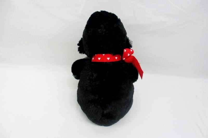 Animal Adventure Gorilla Red Heart Valentine Plush Toy Black 2005 17 Inch