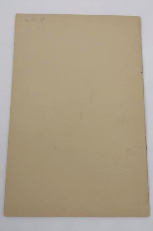 Antique Johns Hopkins University Circular Philological Association 1918-1919