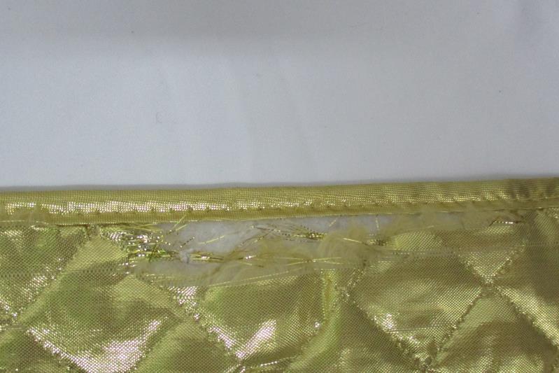 Lot Of 3 Table Runner Gold Metallic Polyester 72 inch and 2 Red Cloth Napkins