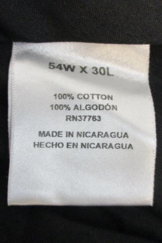 Savane Men S Performance Chino Comfort Waist Wrinkle Free Black Sz