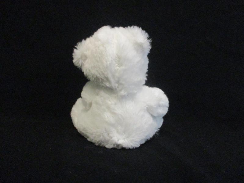 Love's Loveables White Plush Teddy Bear With Pink Heart 6 Inch