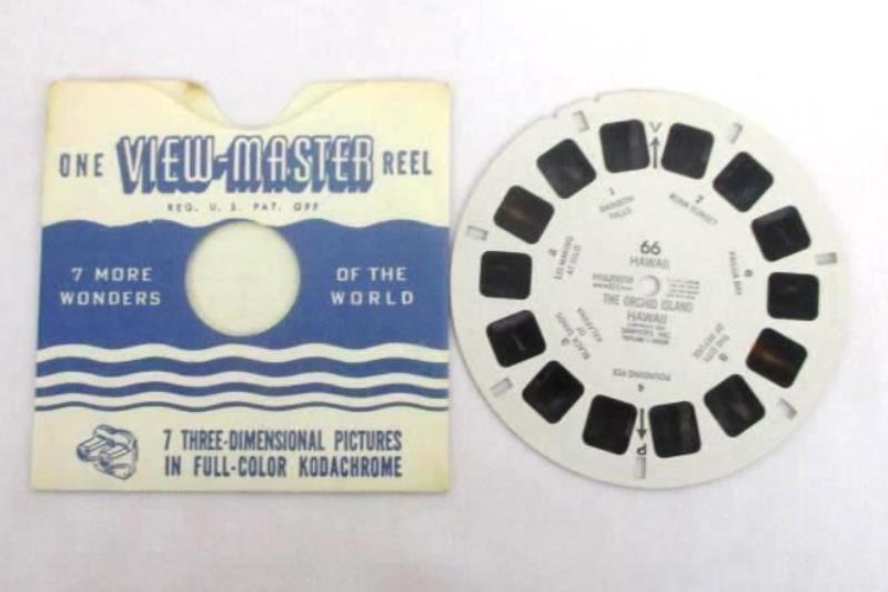 Vintage Hawaii View Master Reel 66 The Orchid Island Hawaii 1951