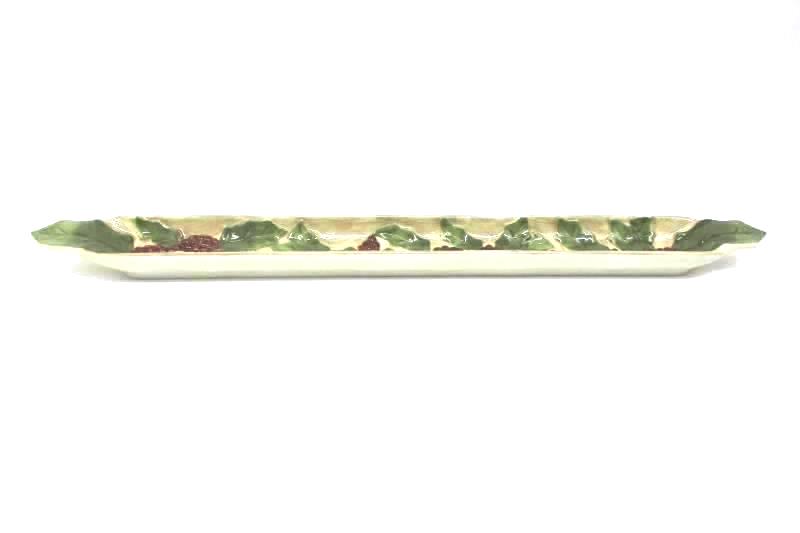 Olive Oil Dipping Serving Trays Set Of 3 Grape and Leaves Decor Red Green