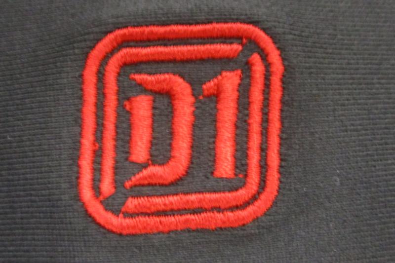 D1 Sports Men's Football Rush Pants Slotted Waist Black Red Sz 2XL Poly Spandex