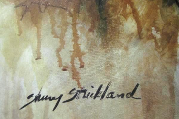 Sherry Strickland Gateway Of Palms Wall Art Wood Framed Canvas