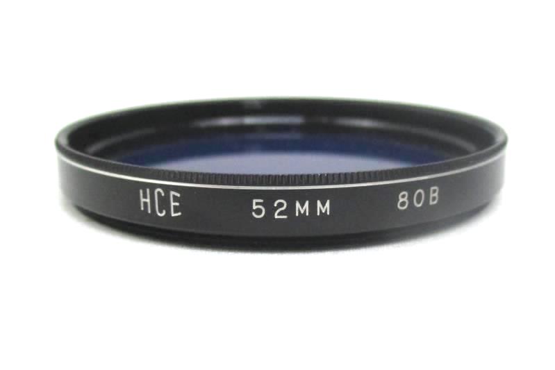 Lens Filter By HCE -80B- Black And Darkened Lens- 52mm