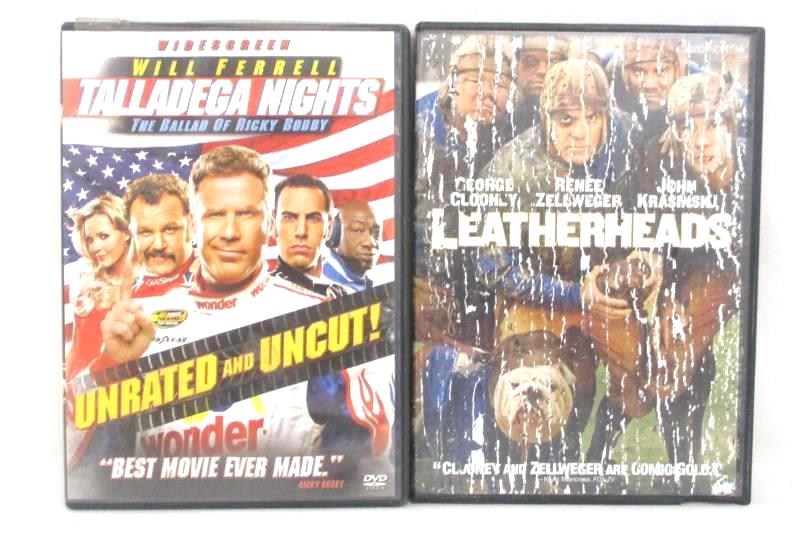 Lot Of 2 Comedy Laugh Out Loud Movies Talladega Nights And Leatherheads DVD