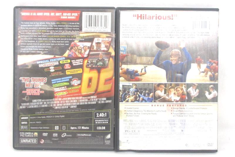 Lot Of 2 Comedy Laugh Out Loud Movies Talladega Nights And Leatherheads DVD