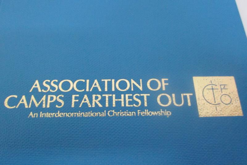 1982 CFO Sings Association Of Camp's Farthest Out Hymnal Gospel Song Book