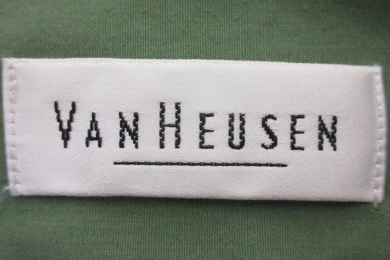 Van Heusen Men's Poplin Wrinkle Free Long Sleeve Button Up Shirt Green 15 32 33