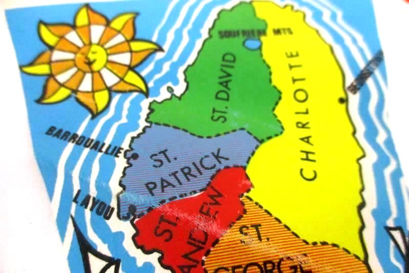 Vintage 1950's St. Vincent Statehood Day Pennant Oct. 27th 1969