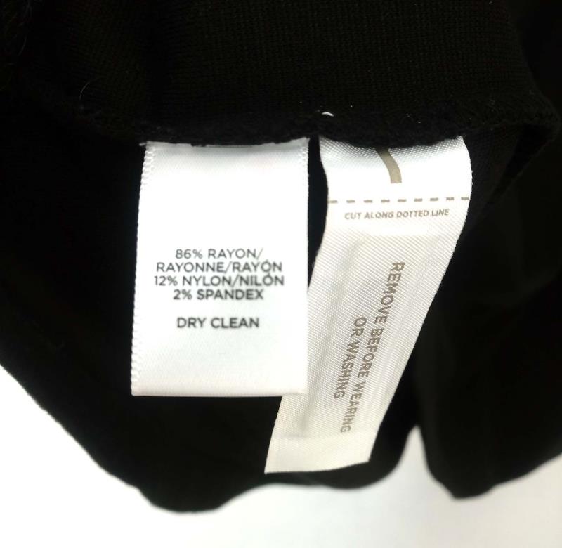 Loft Ponte Knit Dress Black A-Line Pleated Petite Career Casual Women's Sz 0P