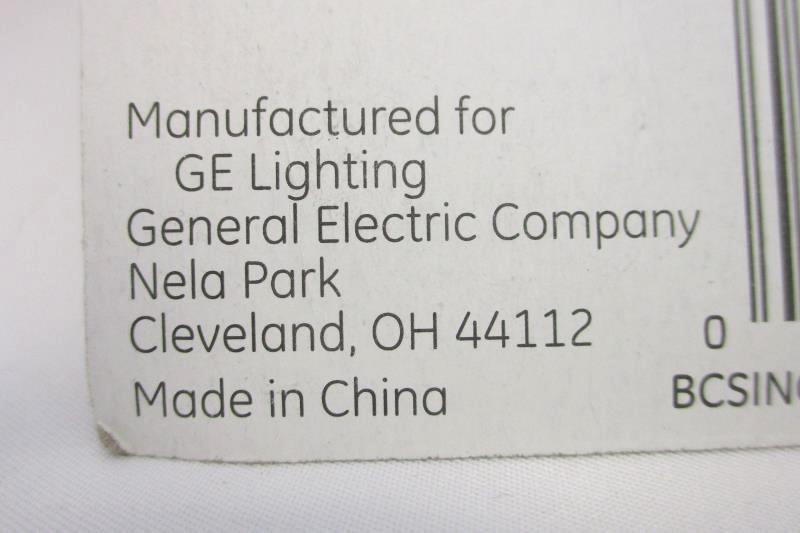 GE 4 Watt Night Light 4 BULBs White Candelabra Base C7 91855 4w 4 PACK