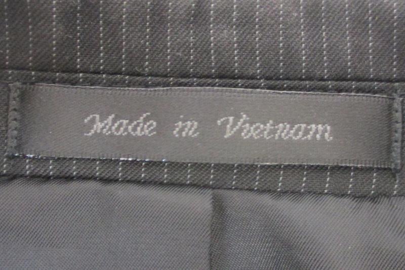 Chaps Blazer Jacket Black Pinstripe Men's Size 44L