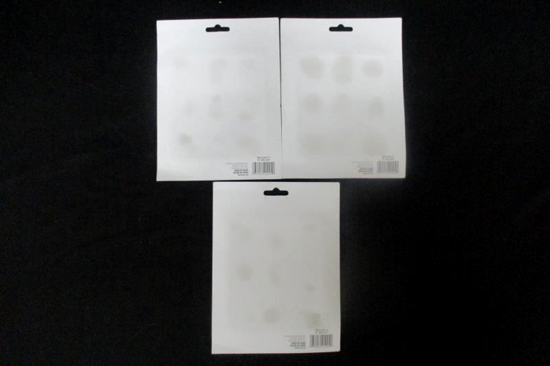 Holiday Time Christmas Miniature Erasers 3 Packages of 9 Each
