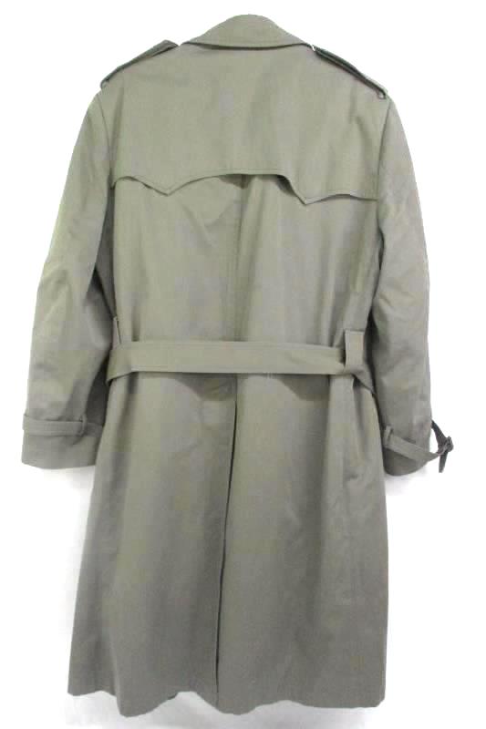 Oakton Ltd Men's Trenchcoat Brown Double Breasted Removable Liner 42 Regular