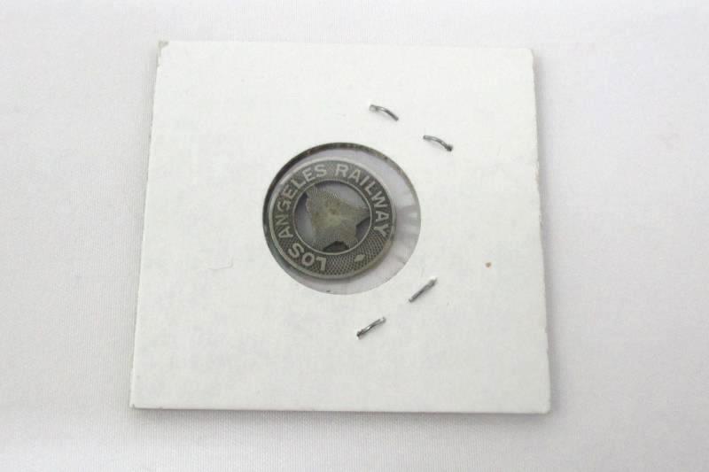 Vintage Los Angeles Railway Token Good For One Fare Transit