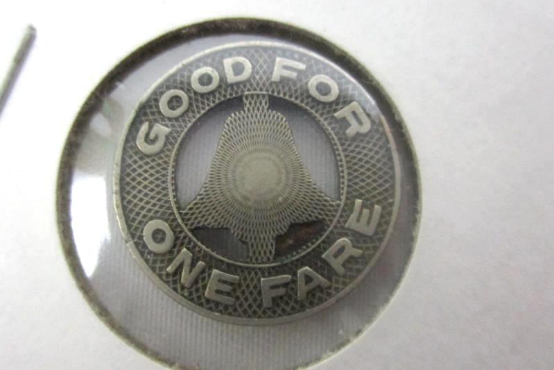 Vintage Los Angeles Railway Token Good For One Fare Transit