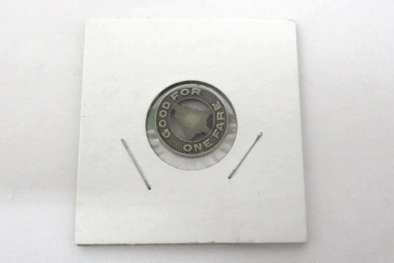 Vintage Los Angeles Railway Token Good For One Fare Transit