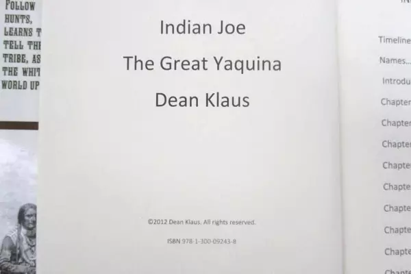 Indian Joe The Great Yaquina by Dean Klaus 2012